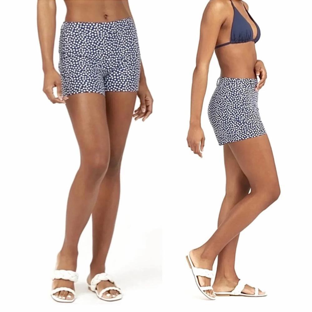 Spanx Womens Pull On Sunshine Shorts 6” navy‎ Painted Dot Size XL 50213R New